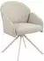 Hela Holly S Armlehnstuhl 2er-Set, Webstoff, 360° drehbar, beige