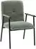 hjh Living Lifea Flex Polsterstuhl mit Armlehnen, Stoff, grün (729517)