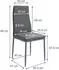VICCO Grand Esszimmerstuhl grau, 4er Set (42,5x48cm)