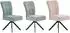 Procom Esszimmerstuhl drehbar, Chenille grau, Metallgestell schwarz (6003527)