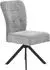 Procom Esszimmerstuhl drehbar, Chenille grau, Metallgestell schwarz (6003527)