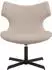 CLP Welland Loungesessel 2er-Set, Lederoptik, creme, 360° drehbar (328779)