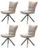 Procom Florina Polsterstuhl drehbar, Webstoff, beige, 2er-Set (6003769)