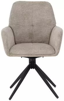 ebuy24 Manchi Esszimmerstuhl mit Armlehnen, braun (60-61900-112)