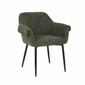 Home Deluxe CHENO Esszimmerstuhl Chenille, grün