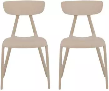 ebuy24 Ursholmen Esszimmerstuhl Kunststoff, beige (60-43000-212)