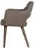 Woood Murat Esszimmerstuhl Chenille-Stoff, taupe (377492-TM)