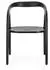 Natur24 Dotty Stuhl Teakholz, schwarz (2er-Set)