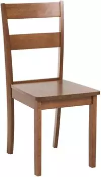 Beliani Georgia Esszimmerstühle 2er-Set, Holz, braun