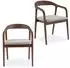 Idimex Harper Esszimmerstühle 2er Set, Massivholz, beige (96547)