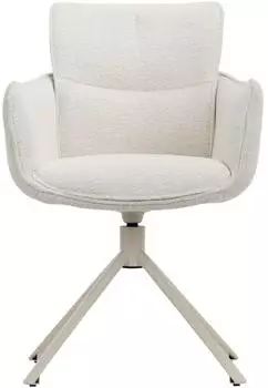 Massivmoebel24 Fritz #02 Polsterstuhl Chenille beige (51-151-489-0036)