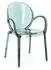Bizzotto Camilla Stuhl mit Armlehne, Polycarbonat, stapelbar, mint
