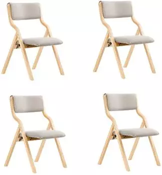 SoBuy FST40 Klappstuhl 4er-Set, gepolstert, ergonomisch (FST40-HGX4)