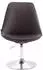 CLP Maverick Esszimmerstuhl 4er-Set, Kunstleder, drehbar, braun