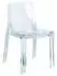 Bizzotto Adele Stuhl Polycarbonat, stapelbar, transparent (4er-Set)
