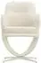 Massivmoebel24 KIAN #02 Polsterstuhl Chenille beige (51-151-489-0030)