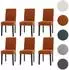 MCW Littau-C-6 Esszimmerstuhl Cord terrakotta, dunkle Beine, 6er-Set (800000816790)