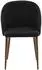 Livetastic Arch Stuhl-Set Walnuss/schwarz, Mikrofaser, 2er-Set (002615017401)