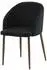 Livetastic Arch Stuhl-Set Walnuss/schwarz, Mikrofaser, 2er-Set (002615017401)