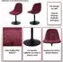 MCW MCW-A60 Esszimmerstuhl 6er-Set, Chenille-Textil, terrakotta (800000862088)