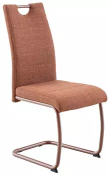 Harper HYERES Freischwinger Polsterstuhl rot, 43x99x61cm