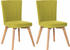SIT SIT&CHAIRS Stuhl 2er Set Cape grün/antikfinish