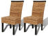 vidaXL Rattan Dining Chairs Handmade Woven Abaca