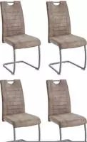 HELA Esszimmerstuhl "Ulla" (Set) 4 Stk.Schwingstuhl, 2 oder 4 St&uuml;ck