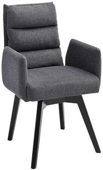 MCA-furniture MCA Furniture Kampala Armlehnstuhl drehbar anthrazit