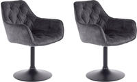 HELA Esszimmerstuhl "BIRTE" (Set) 2 Stk.Drehfunktion, als Einzelstuhl oder im 2er-Set