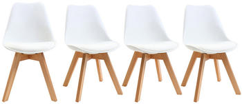 Miliboo Pauline Chair White (Set of 4)