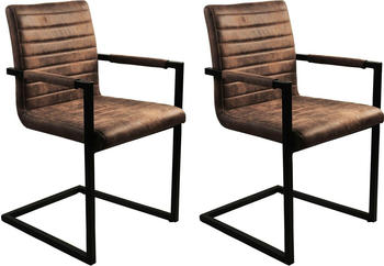 SIT Sit & Chairs 2er braun/anthrazit (02497-30)