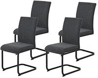 HELA Freischwinger "LINN" (Set) 4 Stk.Esszimmerstuhl im praktischen 2er oder 4er Set
