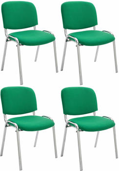 CLP 4er Set Stühle Ken C Stoff grün (318869)