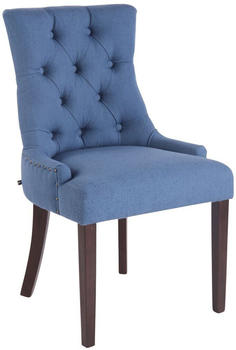 CLP Esszimmerstuhl Aberdeen Stoff antik blau (310446)
