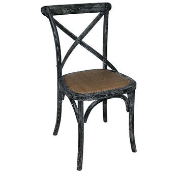 Bolero Esszimmerstühle Birkenholz gewaschenes schwarz (GG654)