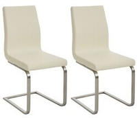 2er Set Esszimmerst&uuml;hle Belfort Creme