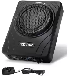 VEVOR Untersitz Auto-Subwoofer 8" 300W mit eingebautem Verst&auml;rker (YL-803C)