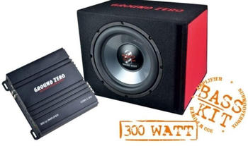 Ground Zero GZ BASS KIT 12.300X-II 30cm Aktiv Subwoofer (GZ BASS KIT 12.300X-II)