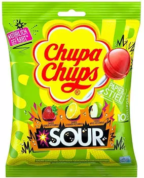 Chupa Chups Lolloipops Sour 10er (120g)