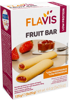 Flavis Mevalia Hypoproteic Fruit Bar Strawberry (5 x 25g)