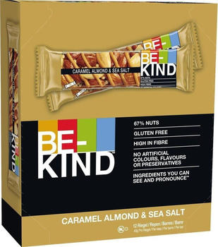 BE-KIND Caramel Almond & Sea Salt 12x40g