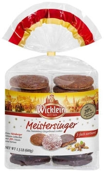 Wicklein Meistersinger Feine Nürnberger Oblaten-Lebkuchen 3-fach sortiert 600g