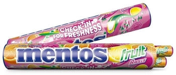 Mentos Jumbo-Rolle Fruit 8x37g