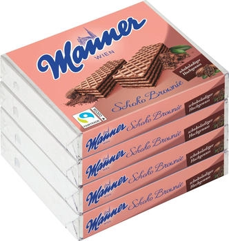 Manner Schoko Brownie Schnitten 4x75g
