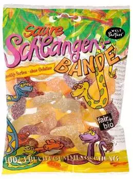 Weltpartner Saure Schlangen-Bande