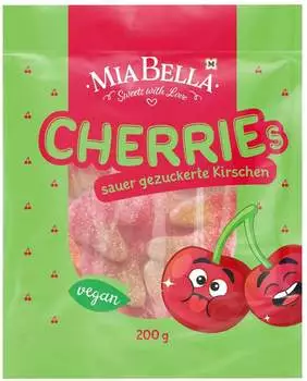Mia Bella Cherries sauer gezuckerte Kirschen