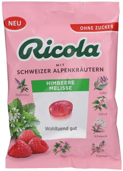 Ricola Himbeere Melisse ohne Zucker 75g