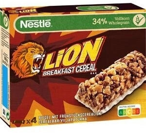Nestl&eacute; Lion Breakfast Cereal Bar 4x25g