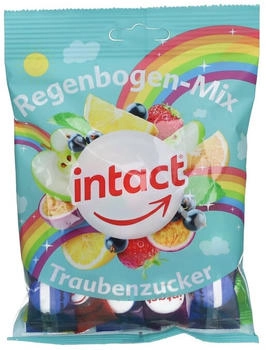 Intact Traubenzucker Beutel Regenbogen-Mix 75g